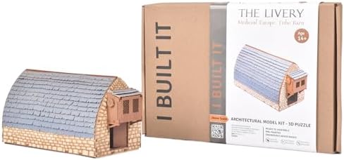 Medieval Barn Livery DIY Building Kit for Teens and Adults