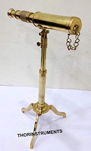 Vintage Handmade Brass Telescope Spyglass Gift