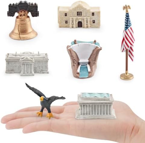 Munyee Hua US Landmark Miniature Models Collectible Set