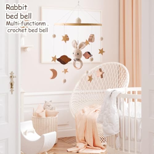 Baby Mobile with Stars Moons Clouds and Elephant