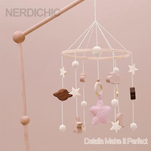 Nerdichic Baby Crib Mobile for Boys Girls