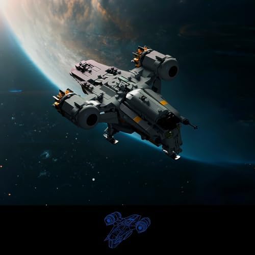 Blymario Razor Starship Building Set for Adults 777pcs