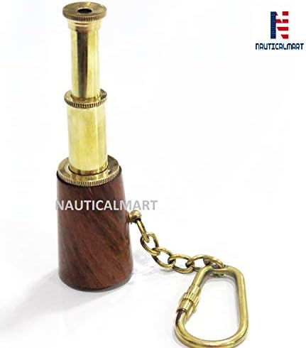 Brass Telescope Key Chain 3 Inches Nautical Gift
