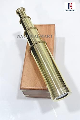 NauticalMart Handheld Brass Pirate Telescope
