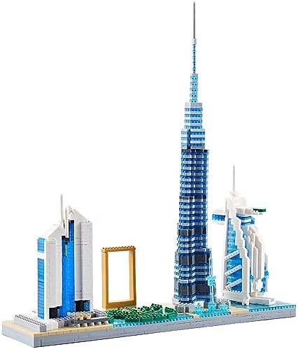 Dolblock Dubai Skyline Collectible Model Building Kit 2545 Pieces