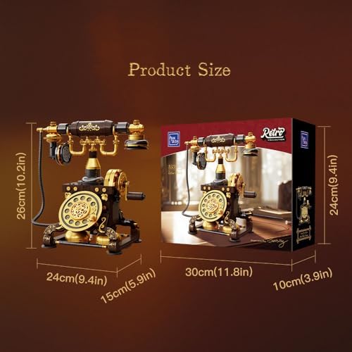 Retro Phone Building Blocks Set for Adults