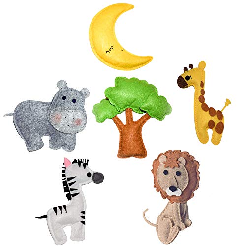 CK WORKS Baby Nursery Mobile Jungle Zoo Animals