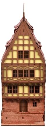 I Built It Brick Rowhouse DIY Wooden Kit for Teens and Adults