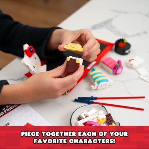 Hello Kitty Sushi Bar Building Kit 383 Pieces