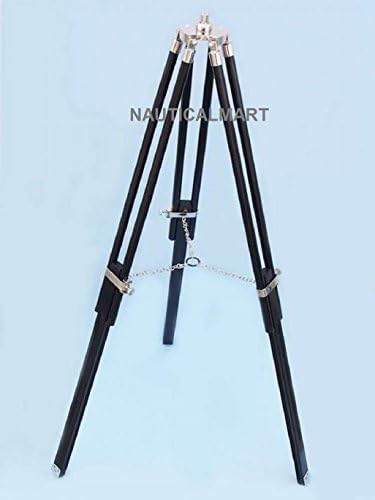 NauticalMart Floor Standing Telescope with Leather Case 50 Inch