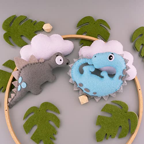 Musical Dinosaur Baby Crib Mobile with 12 Lullabies