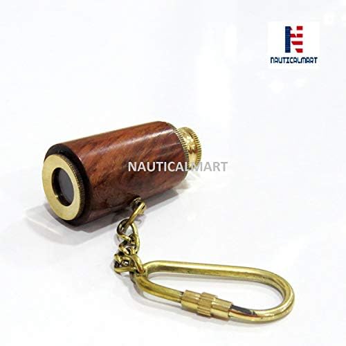 Brass Telescope Key Chain 3 Inches Nautical Gift