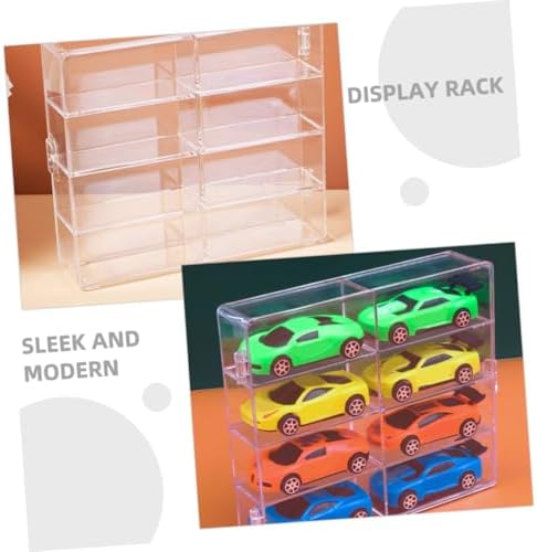 2pcs Acrylic Display Case for Car Models and Collectibles