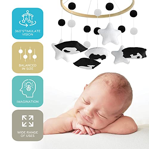 EverLove Montessori Mobile Baby Crib Decor