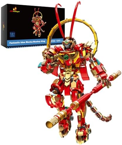 JMBricklayer Monkey King Mech Building Set for Kids and Adults