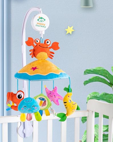 1 Blue Ocean Starfish Jellyfish Crib Mobile Baby Decor