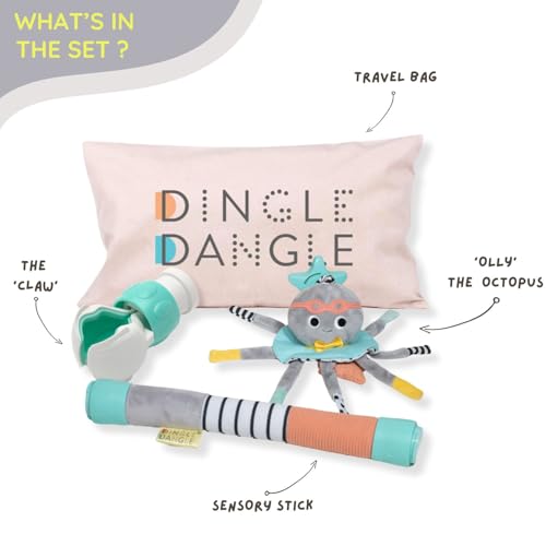 Dingle Dangle - Travel Mobile - Lightweight Portable Baby Mobile