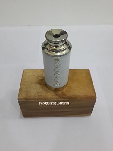 6 Inch Nautical Pirate Telescope Brass Chrome Finish