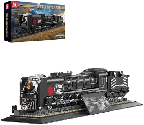 Collectible Steam Train Building Block Set 66801 for Kids and Adults