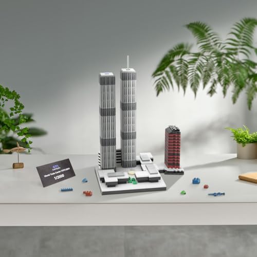 Architecture World Trade Center Building Blocks 982 PCS 12000 Scale