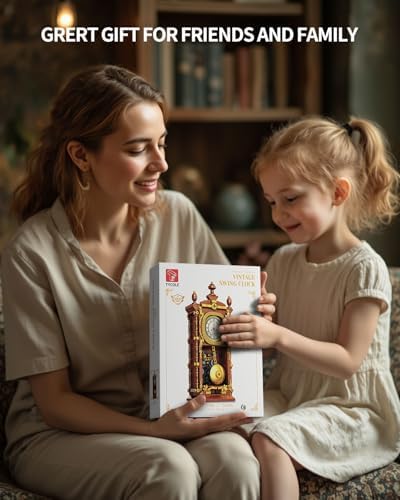 TYCOLE Vintage Pendulum Clock Building Set