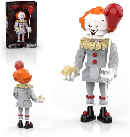 Pennywise Clown Building Set 299Pcs Creative Horror Movie Figure Kit