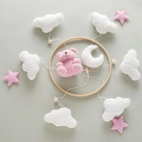 Cute Bear Baby Crib Mobile for Boys Girls