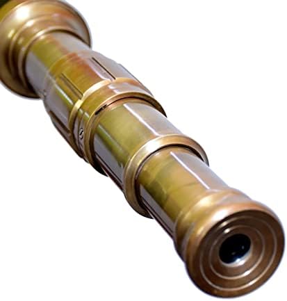 Antiqueex Nautical Brass Telescope Floor Standing Adjustable Tripod