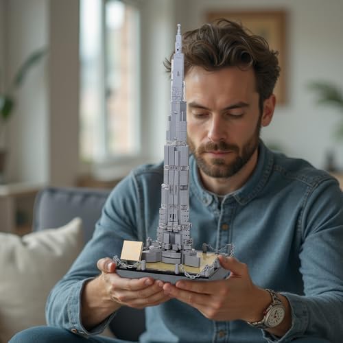 Burj Khalifa Tower Building Blocks Set 555 Pieces