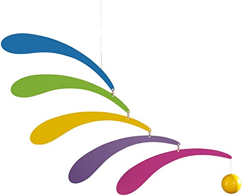 Flowing Rhythm Rainbow Hanging Mobile - 18 Inches