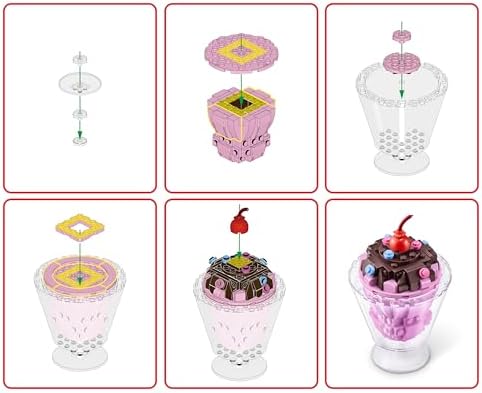 MAX Premium Snacks Building Bricks Ice Cream Set