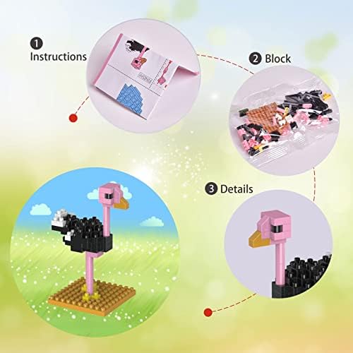 FUN LITTLE TOYS Mini Animals Building Blocks Set 12 Boxes