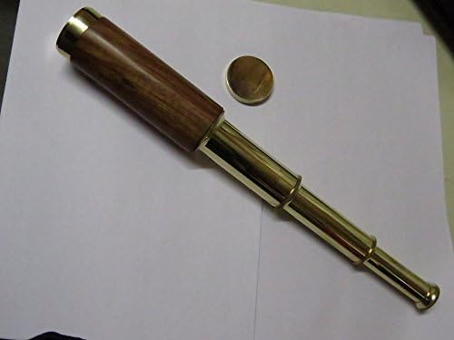 14 Inch Handcrafted Nautical Brass Spyglass Telescope