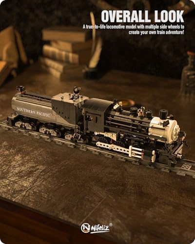 Nifeliz CN5700 Steam Train Building Kit for Train Lovers