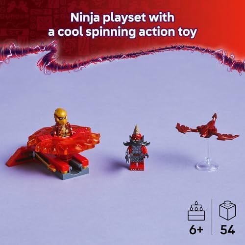 LEGO NINJAGO Kais Dragon Spinjitzu Spinner 71823