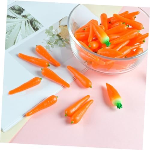 Happyyami 4pcs Artificial Carrots for Easter Decor