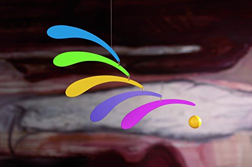 Flowing Rhythm Rainbow Hanging Mobile - 18 Inches