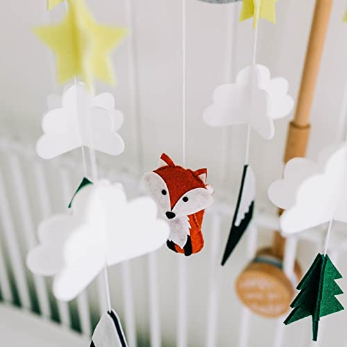 Woodland Fox Baby Crib Mobile - Nursery Decor