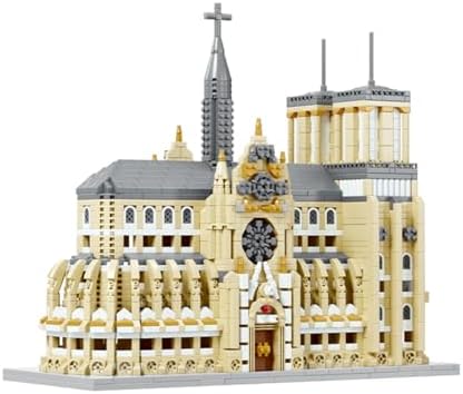 GOTIMON Micro Mini Notre Dame Cathedral Building Block Set 2908 Pieces