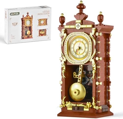 Retro Clock Building Set for Adults 751 Pieces