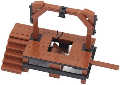 Medieval Knights Guillotine Prison Building Block Set for Kids