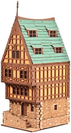 Amber Rowhouse DIY Wooden Building Kit for Adults
