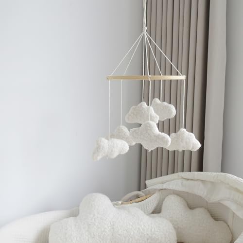 Cloud Mobile for Crib Boho Baby Mobile