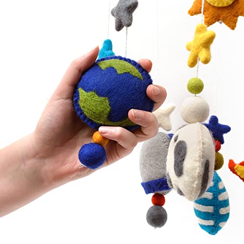 Glaciart One Space Mobile - Cosmic Decor for Baby Room