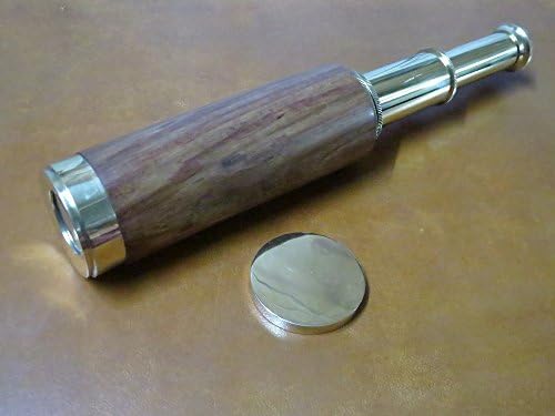 14 Inch Handcrafted Nautical Brass Spyglass Telescope