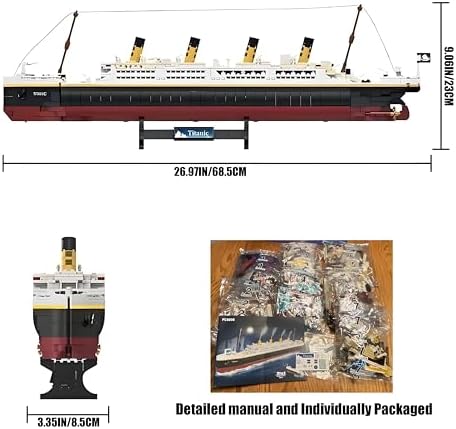 Titanic Model Kit - 2022 Piece 3D Puzzle Building Set