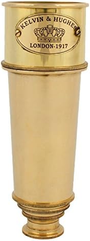 NauticalMart 18 Inch Full Brass Vintage Telescope