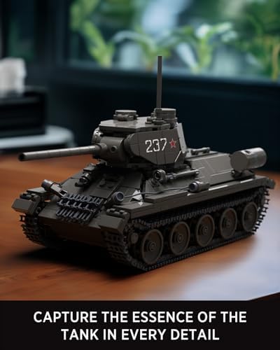 Nifeliz T34 85 Military Tank Building Set for Adults