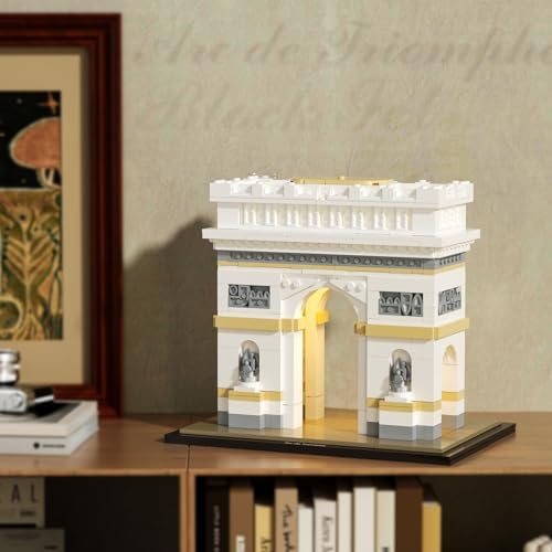 itshWOee Architecture Arc de Triomphe Building Set