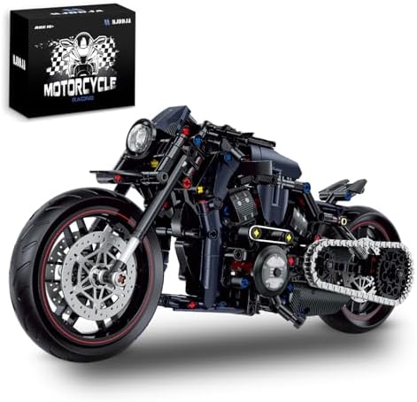 18 Motorcycle Building Blocks Toy Kit 623PCS